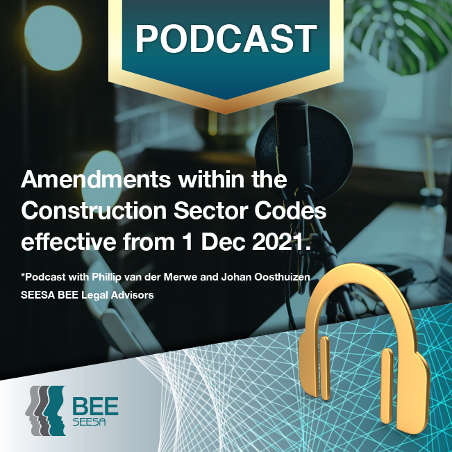 Episode 75: Amendments Within The Construction Sector Codes Effective from 1 December 2021