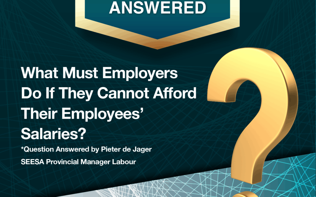 What Must Employers Do If They Cannot Afford Their Employees’ Salaries?